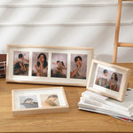Pendolo a parete in legno con cornici multiple