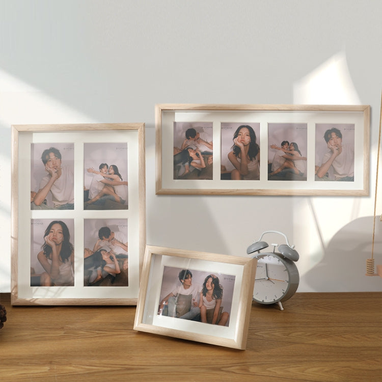 Pendolo a parete in legno con cornici multiple