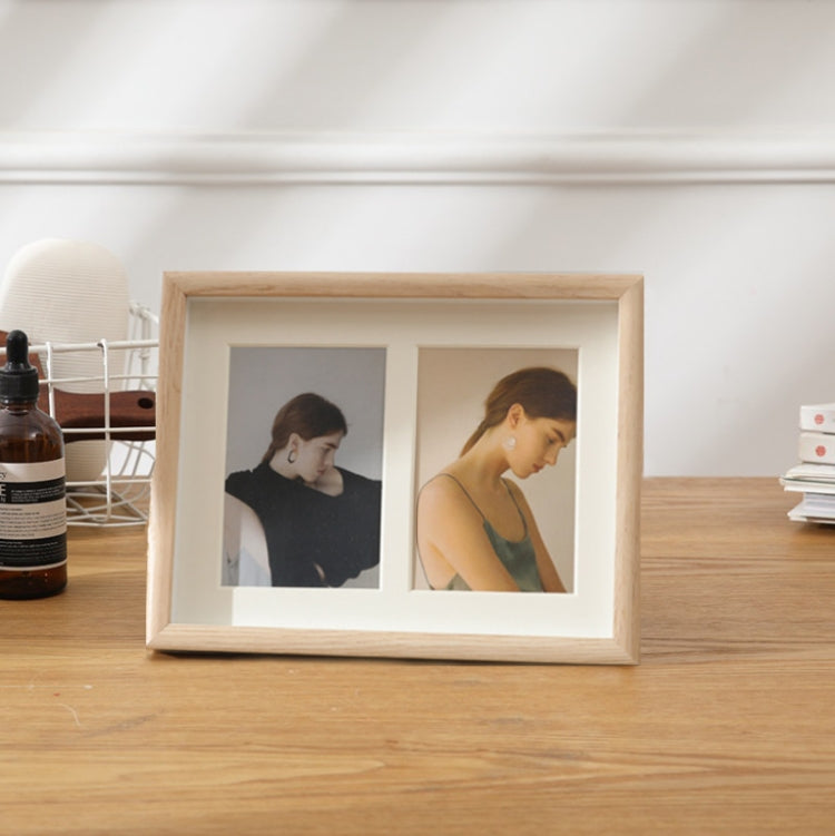 Pendolo a parete in legno con cornici multiple