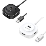 Hub USB 2.0 a 4 porte con cavo da 0,3-1,2 m