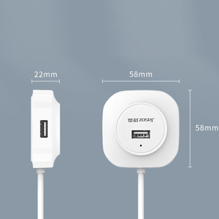 Hub USB 2.0 a 4 porte con cavo da 0,3-1,2 m