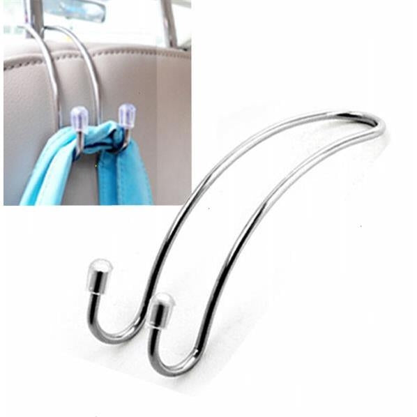 Clip in metallo per seggiolino auto con ganci doppi