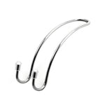 Clip in metallo per seggiolino auto con ganci doppi