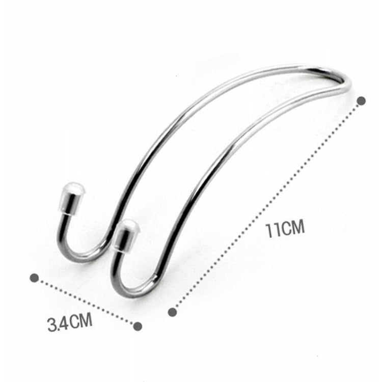 Clip in metallo per seggiolino auto con ganci doppi