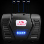 Lampada faro LED P50 USB ricaricabile con zoom telescopico