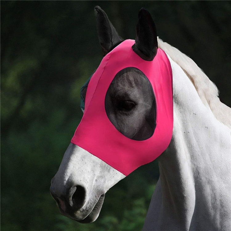 Maschera traspirante per cavallo anti-insetti