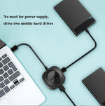 Hub USB 3 porte con lettore schede TF/SD per PC