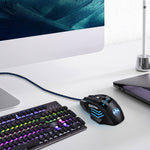 Mouse da gioco cablato USB 7 tasti Bloodbat GM02