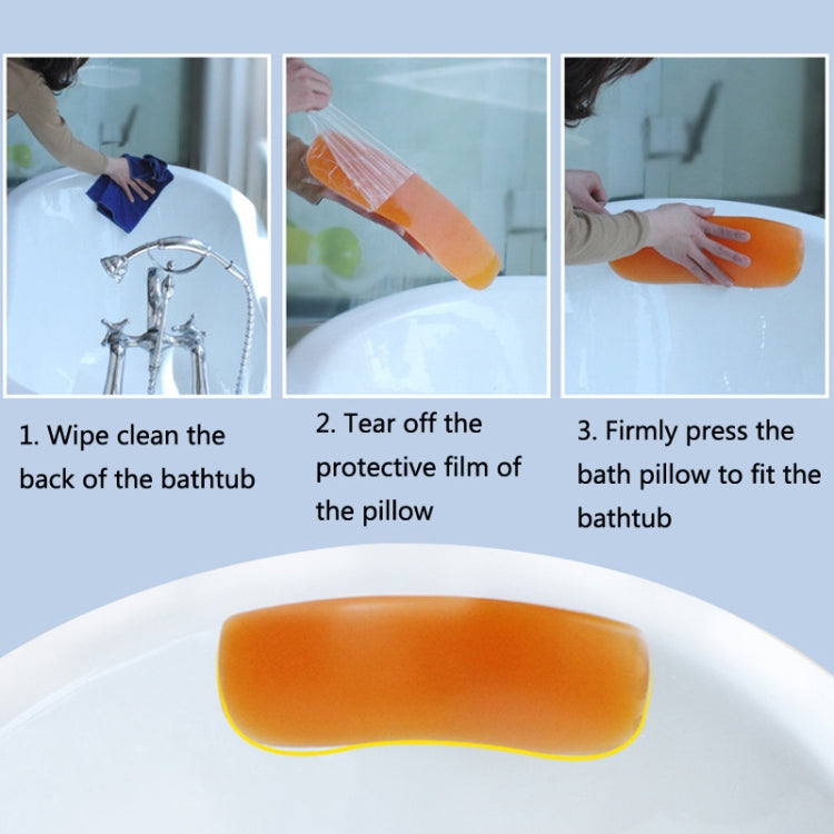Cuscino per vasca da bagno in schiuma PU con ventosa