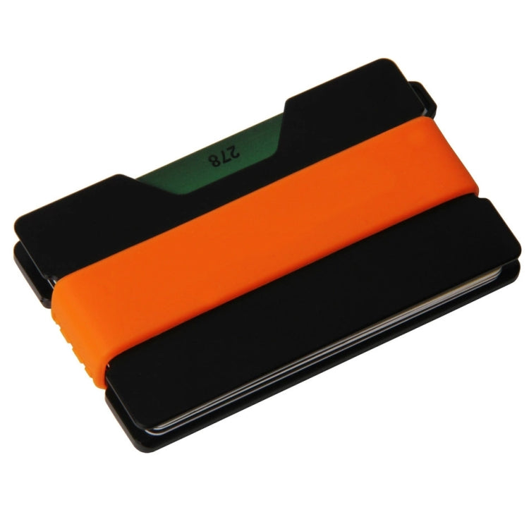 Portacarte RFID in lega di alluminio con slot e chiusura