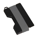 Portacarte RFID in lega di alluminio con slot e chiusura