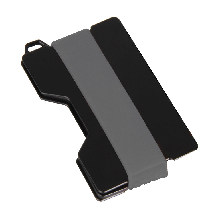 Portacarte RFID in lega di alluminio con slot e chiusura