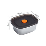 Contenitore in acciaio inox 304 per frutta e pranzo 250-1000ml