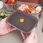 Contenitore in acciaio inox 304 per frutta e pranzo 250-1000ml