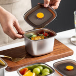 Contenitore in acciaio inox 304 per frutta e pranzo 250-1000ml