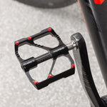 Pedali bicicletta titanio e carbonio PROMEND coppia