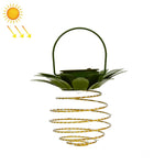 Lanterna solare LED in ferro battuto per esterni 24 o 60 LED