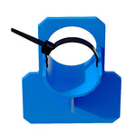 Staffa supporto tubo flessibile piscina in ABS 15x10x4 cm