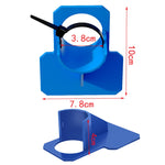 Staffa supporto tubo flessibile piscina in ABS 15x10x4 cm