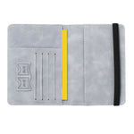 Custodia portafoglio in pelle PU con fascia elastica