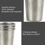 Boccale birra acciaio inox 304 50ml anti-caduta