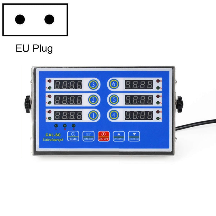 Timer da cucina multicanale con spina europea 4-12 canali