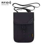 Borsa portadocumenti da viaggio con protezione RFID in nylon