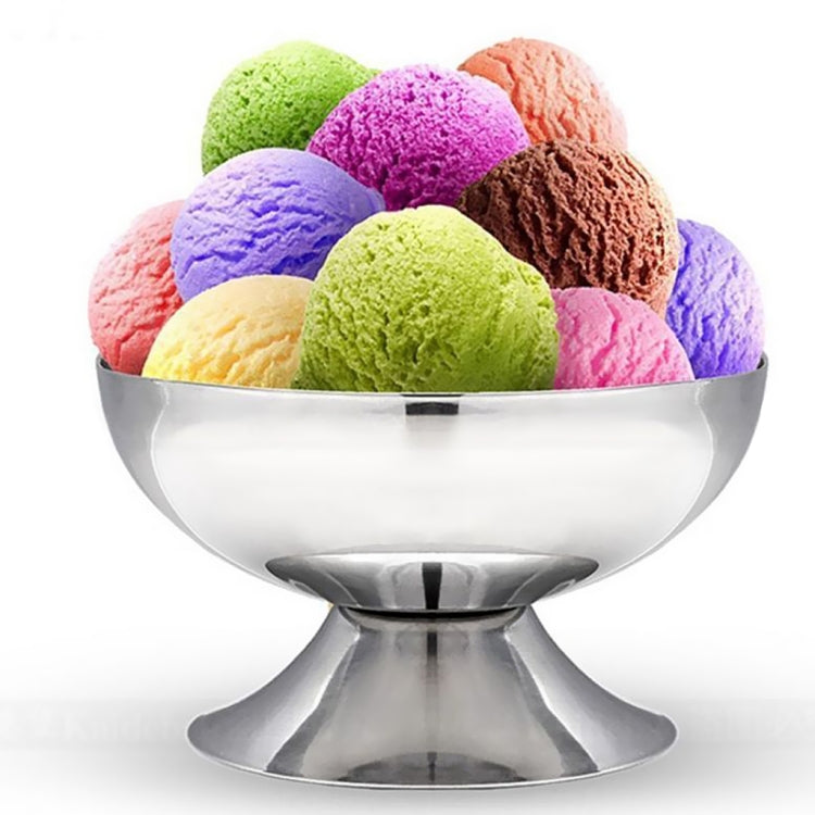 Coppa gelato in acciaio inox diametro 10 cm altezza 11 cm