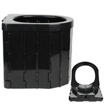 Toilette pieghevole portatile per auto e campeggio in PVC