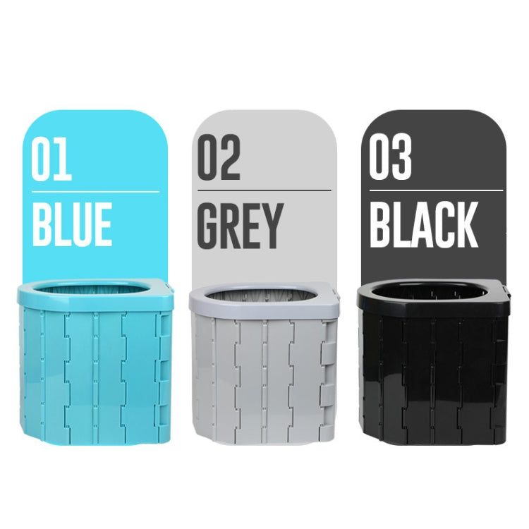 Toilette pieghevole portatile per auto e campeggio in PVC