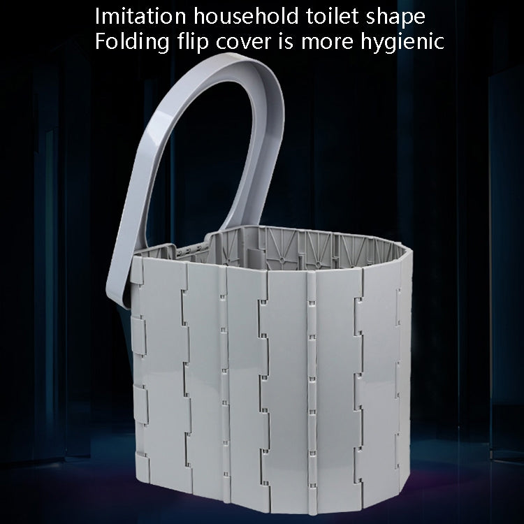 Toilette pieghevole portatile per auto e campeggio in PVC