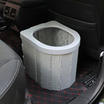 Toilette pieghevole portatile per auto e campeggio in PVC