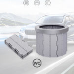 Toilette pieghevole portatile in ABS per viaggio e campeggio