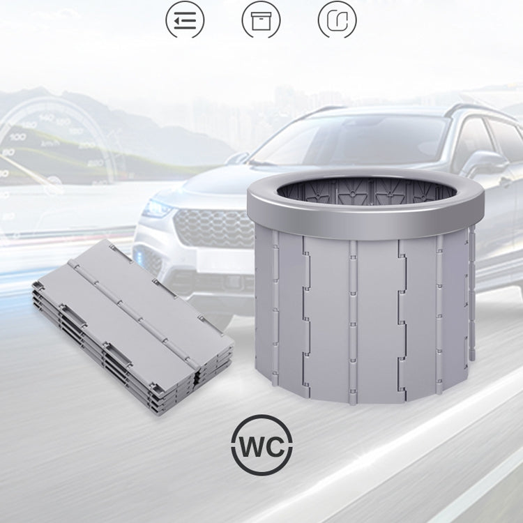 Toilette pieghevole portatile in ABS per viaggio e campeggio