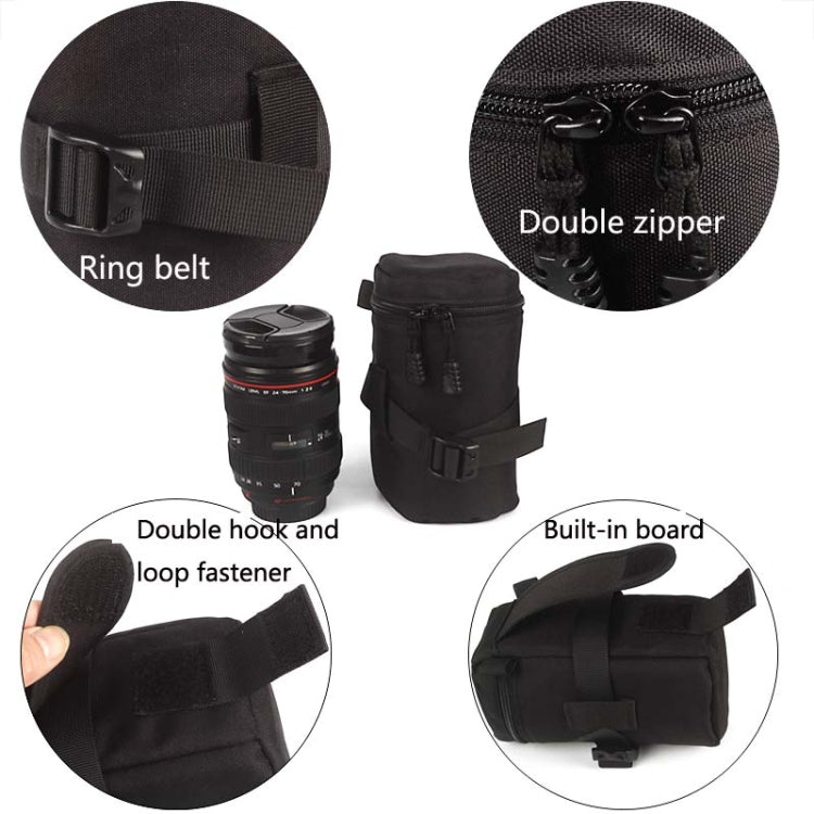 5603 Borsa per obiettivo per fotocamera reflex impermeabile e antiurto resistente all'usura, S, M, L, XL