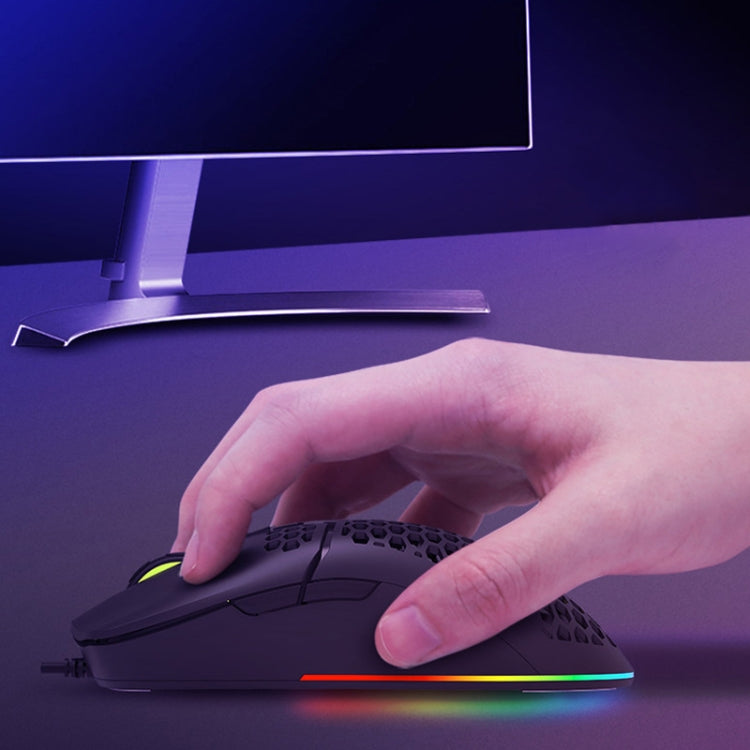 DELUX M700BU Mouse gaming cablato 7 tasti 16000DPI
