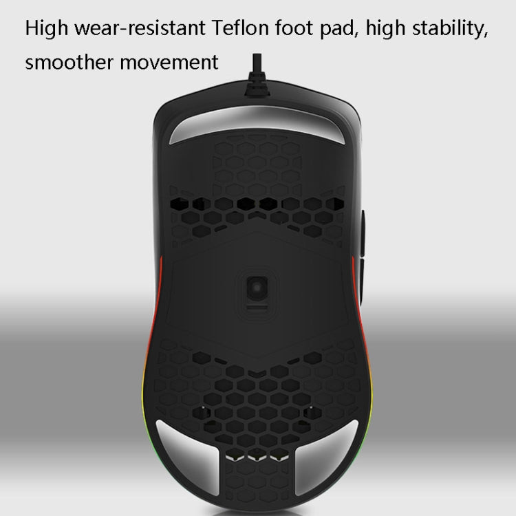 DELUX M700BU Mouse gaming cablato 7 tasti 16000DPI