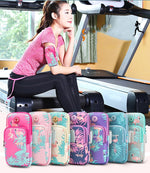Borsa da braccio per sport outdoor con fascia elastica regolabile