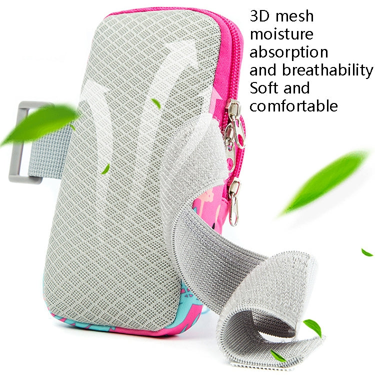 Borsa da braccio per sport outdoor con fascia elastica regolabile