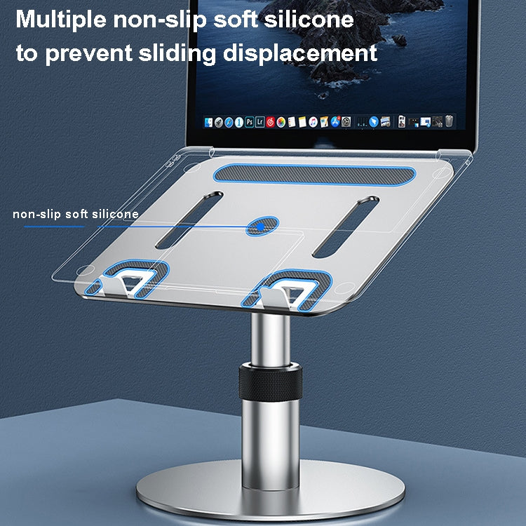 Staffa sollevamento notebook in lega di alluminio regolabile