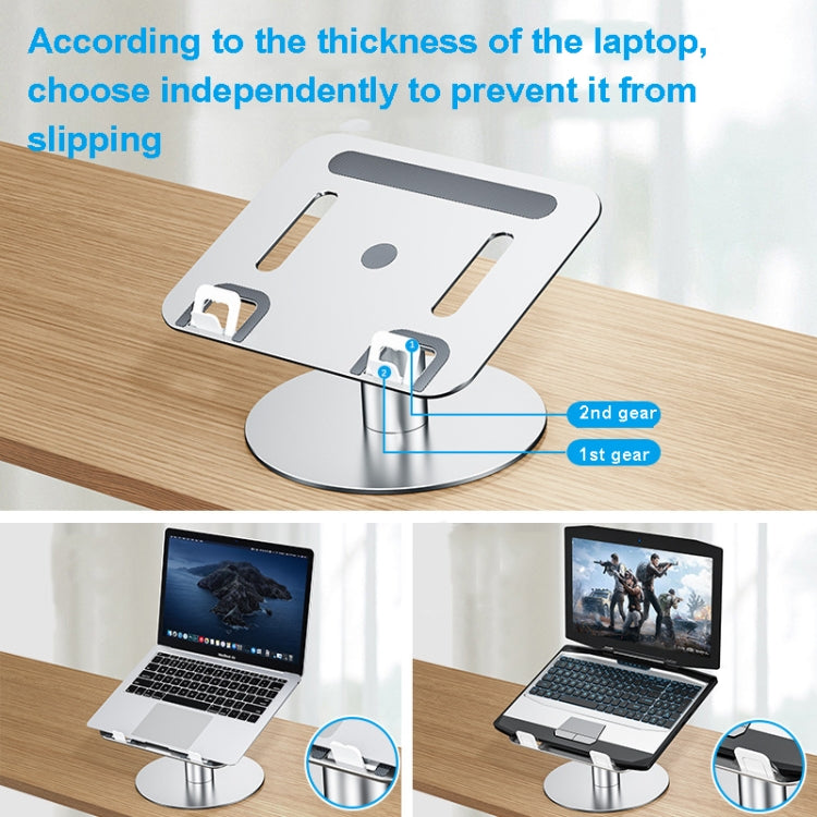 Staffa sollevamento notebook in lega di alluminio regolabile