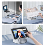 Staffa sollevamento notebook in lega di alluminio regolabile