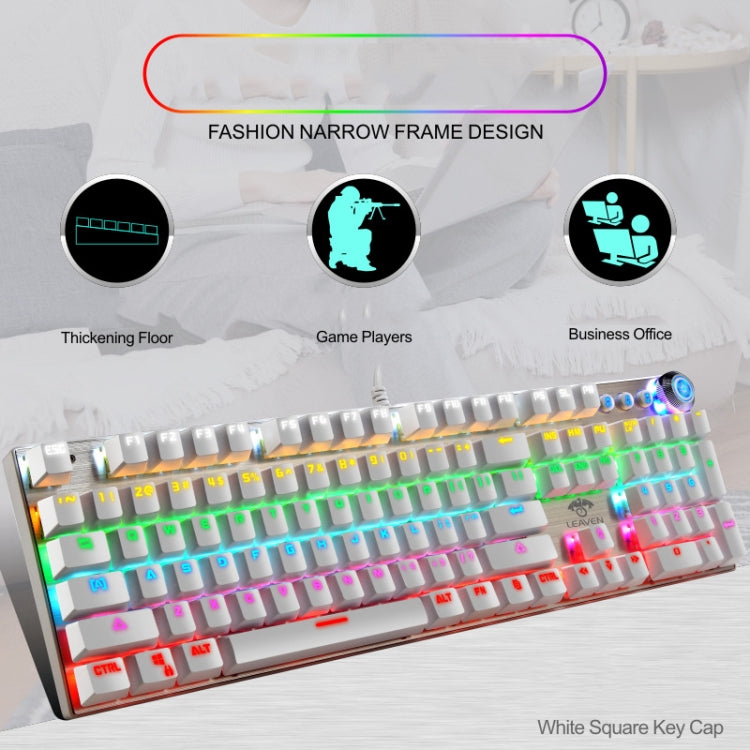 Tastiera meccanica LEAVEN K990 104 tasti RGB USB