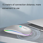 Mouse wireless Y20 4 tasti con illuminazione colorata