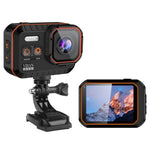 Videocamera sportiva 4K impermeabile IP68 con grandangolo 170° e WiFi