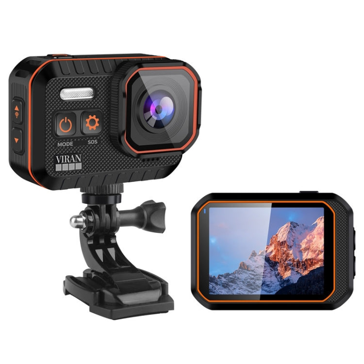 Videocamera sportiva 4K impermeabile IP68 con grandangolo 170° e WiFi
