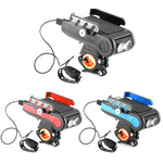 Luce anteriore bici 4 in 1 con supporto telefono e clacson