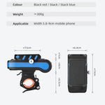 Luce anteriore bici 4 in 1 con supporto telefono e clacson