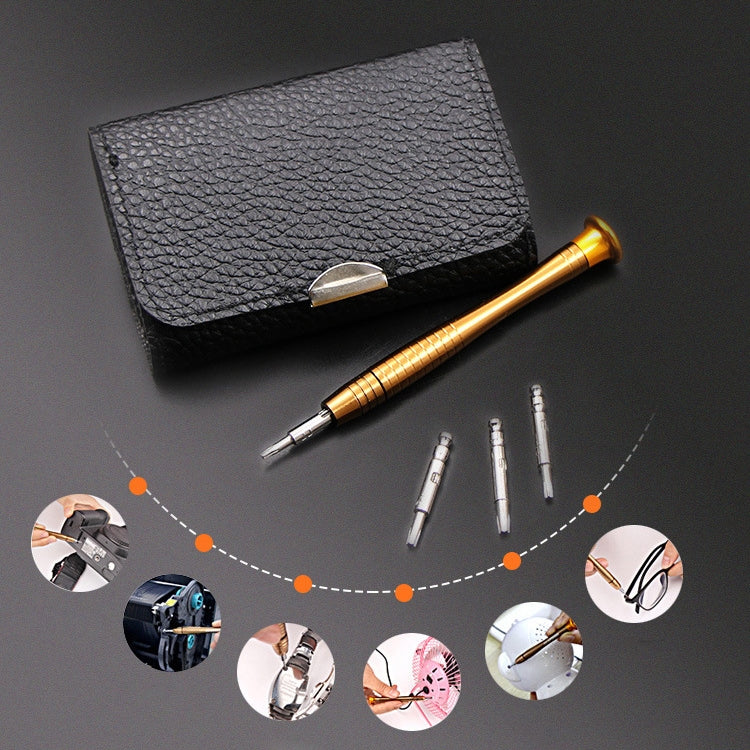 Set 2 cacciaviti 25 in 1 con custodia in pelle