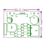 Modulo amplificatore audio TDA2030A 18W 6-12V